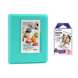 Fujifilm Instax Mini 10X1 airmail Instant Film with Instax Time Photo Album 64 Sheets Mint Green