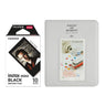 Fujifilm Instax Mini 10X1 black border Instant Film with Instax Time Photo Album 64 Sheets