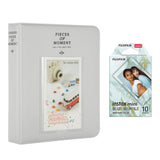 Fujifilm Instax Mini 10X1 blue marble Instant Film with Instax Time Photo Album 64 Sheets