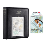 Fujifilm Instax Mini 10X1 blue marble Instant Film with Instax Time Photo Album 64 Sheets