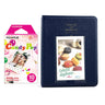 Fujifilm Instax Mini 10X1 candy pop Instant Film with Instax Time Photo Album 64 Sheets Navy blue