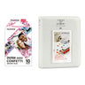 Fujifilm Instax Mini 10X1 confetti Instant Film with Instax Time Photo Album 64 Sheets