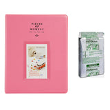 Fujifilm Instax Mini 10X1 mermaid tail Instant Film With 128-sheet Album for mini film FLAMINGO PINK