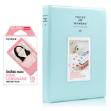 Fujifilm Instax Mini 10X1 pink lemonade Instant Film With 128-sheet Album for mini film