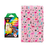 Fujifilm Instax Mini 10X1 rainbow Instant Film with 96-sheet Album for mini film Flamingo watermelon