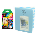 Fujifilm Instax Mini 10X1 rainbow Instant Film with Instax Time Photo Album 64 Sheets