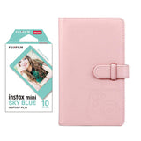 Fujifilm Instax Mini 10X1 sky blue Instant Film with 96-sheet Album for mini film
