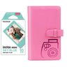 Fujifilm Instax Mini 10X1 sky blue Instant Film with 96-sheet Album for mini film Flamingo pink