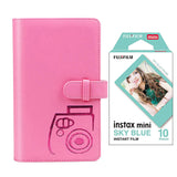 Fujifilm Instax Mini 10X1 sky blue Instant Film with 96-sheet Album for mini film