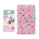 Fujifilm Instax Mini 10X1 stripe  Instant Film with 96-sheet Album for mini film