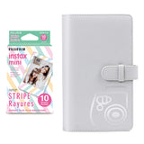 Fujifilm Instax Mini 10X1 stripe  Instant Film with 96-sheet Album for mini film