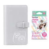 Fujifilm Instax Mini 10X1 stripe  Instant Film with 96-sheet Album for mini film