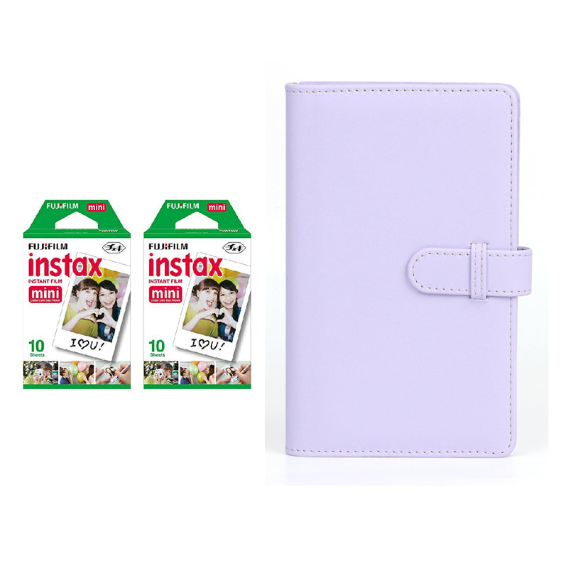 Fujifilm Instax Mini 10X1 Instant Film With 96-Sheets Album For Mini Film  (3 Inch) (Pink Checkboard), Cam Film, कैमरा फ़िल्म - Photo Vatika, New  Delhi