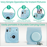 Fujifilm Instax Mini 11 Camera with Fujifilm Instant Mini Film (20 Sheets) Bundle with Deals Number One Accessories Including Carrying Case, Color Filters, Photo Album, Stickers + More