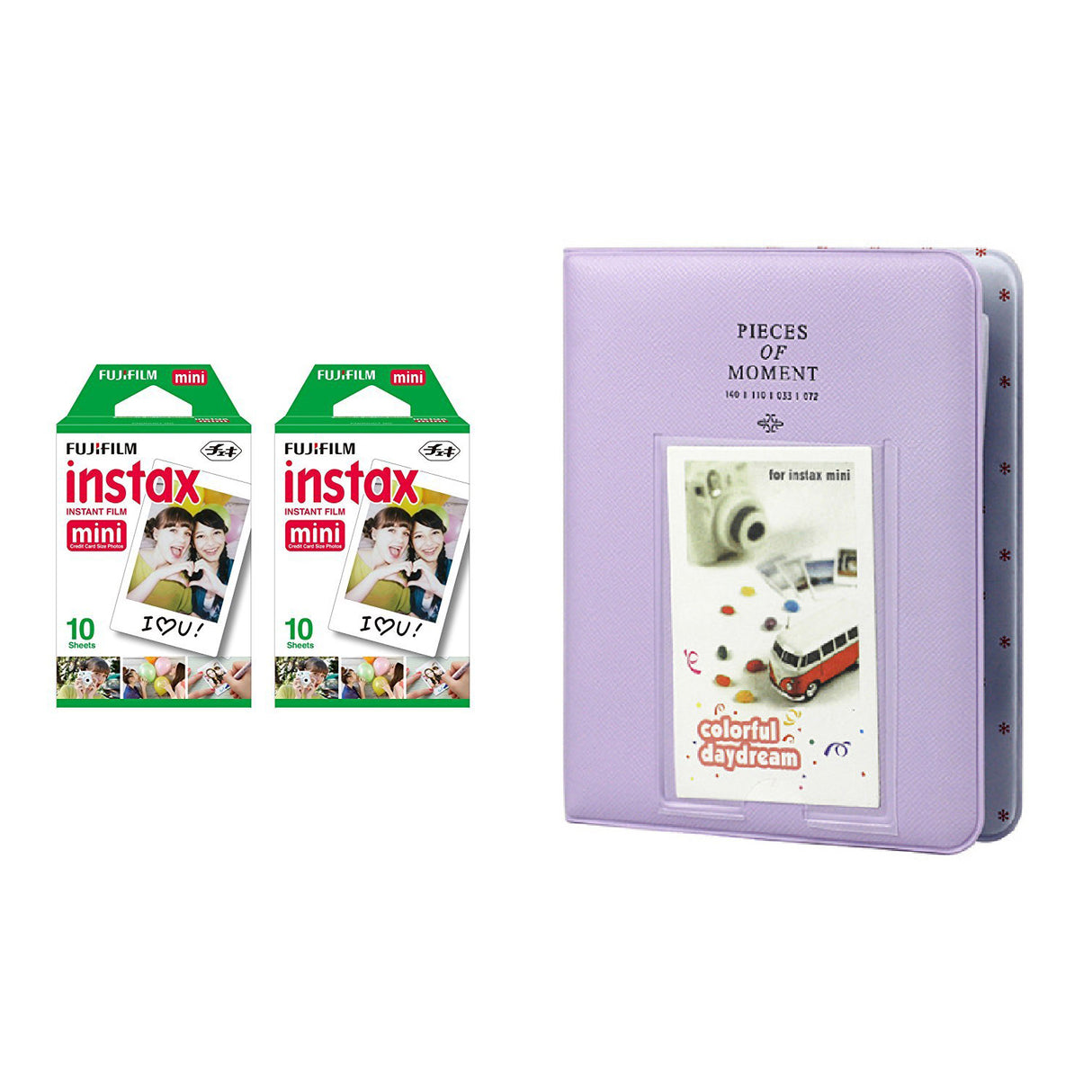 Fujifilm Instax Mini 2 Pack of 10 Sheets Instant Film with Instax Time Photo Album 64-Sheets