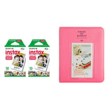 Fujifilm Instax Mini 2 Pack of 10 Sheets Instant Film with Instax Time Photo Album 64-Sheets