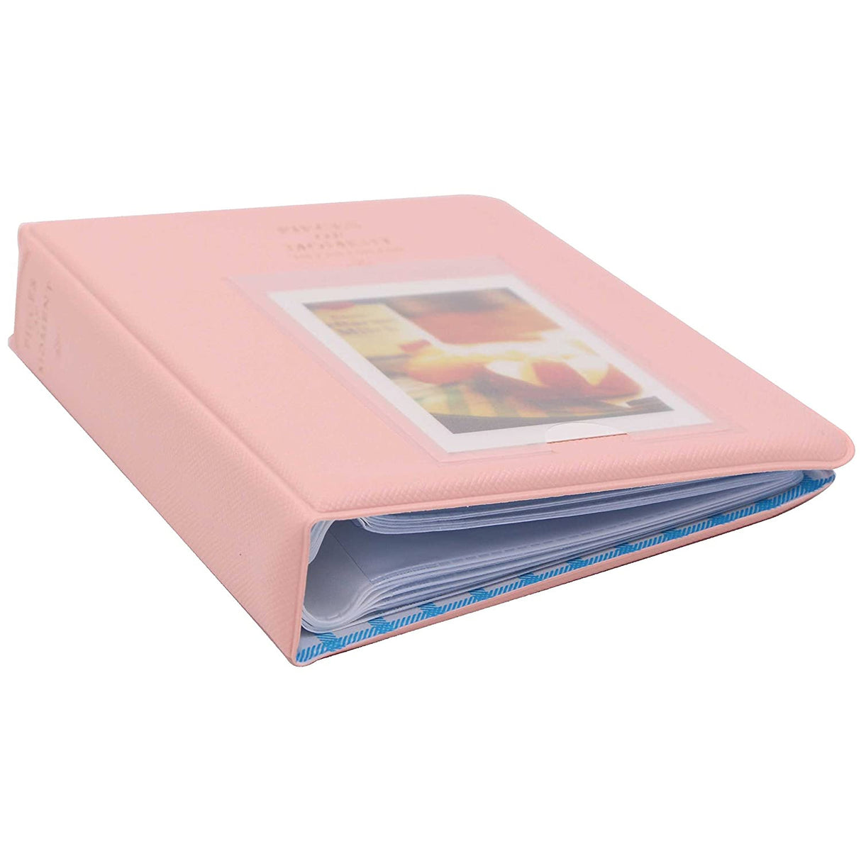 ZENKO 64 Pockets Mini Photo Album (Peach pink)