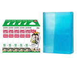 Fujifilm Instax Mini 5 Pack of 10 Sheets Instant Film  with 64-Sheets Album For Mini Film 3 inch