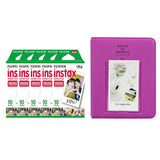 Fujifilm Instax Mini 5 Pack of 10 Sheets Instant Film with Instax Time Photo Album 64-Sheets