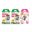 Fujifilm Instax Mini Film 3 Pack Bundle-Twin Pack X 2, Candy PopX1 50 Sheets