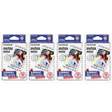 Fujifilm Instax Mini Instant Film 40 Count Value Kit For Fuji 7s, 8, 9, 25, 50s,70, 90 Instant Camera, Share SP1, SP2 Printer (4 Pack, Airmail)