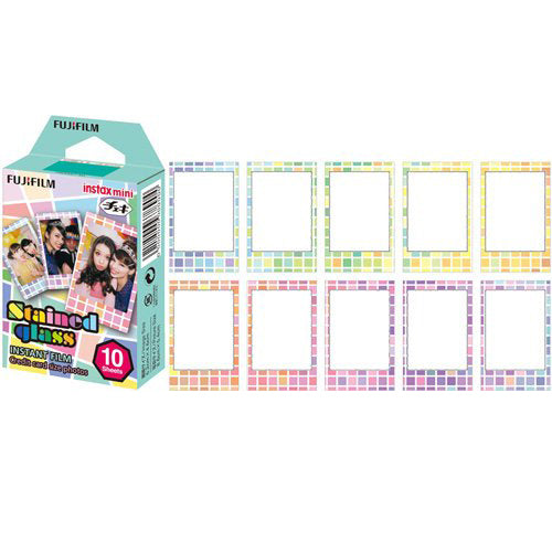 Fujifilm Instax Mini 10X1  Stained Glass instant Film