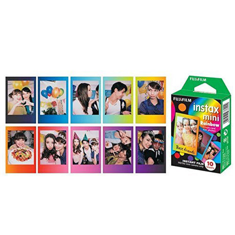 Fujifilm Instax Mini Instant Film Rainbow,Shiny Star,Candy Pop Film 10X3 Sheets
