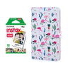 Fujifilm Instax Mini Single Pack 10 Sheets Instant Film with 96-sheet Album for mini film Flamingo catus