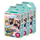 Fujifilm Instax Mini Stained Glass 30 Film for Fuji 7s, 8, 9, 11,25, 40, 50s,70, 90, Liplay, Mini Evo Instant camera