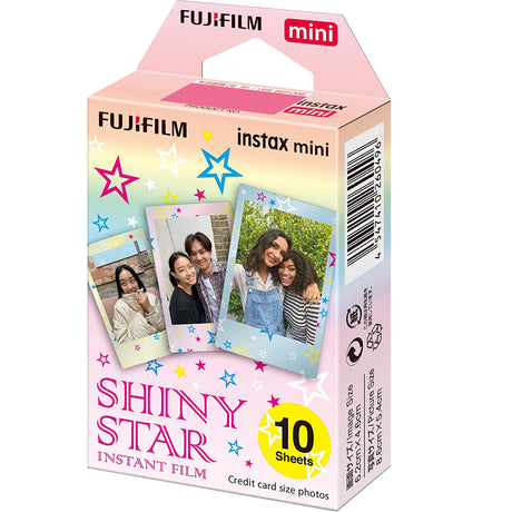 FUJIFILM Instax Mini 10x1 Instant Film Shiny Star