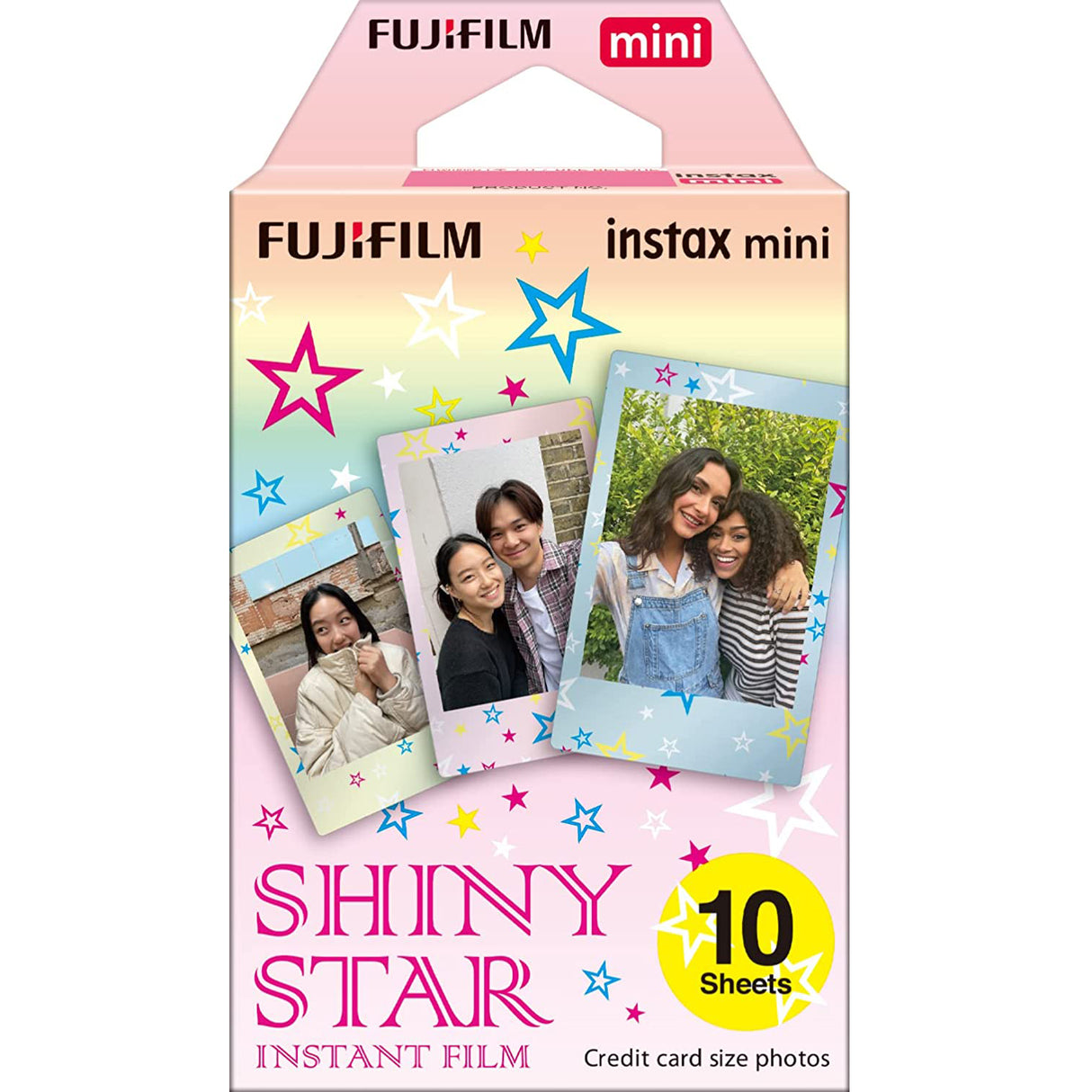 FUJIFILM Instax Mini 10x1 Instant Film Shiny Star