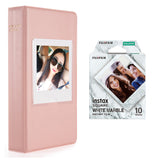 Fujifilm Instax square 10X1 white marble Instant Film With 64 sheet Album for square film