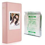Fujifilm Instax square 10X1 white marble Instant Film With 64 sheet Album for square film