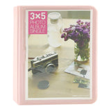 Zenko Photo Album 32 Pockets 5 Inch Mini Photo Album for Fujifilm Instax Wide film (Pink)