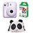 Fujifilm INSTAX Mini 12 Instant Camera with 10 Shot and Panda pouch Lilac Purple