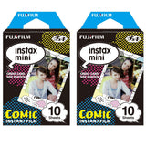 Fujifilm Instax Mini Comic 20 Film for Fuji 7s, 8, 9, 11,25, 40, 50s,70, 90, Liplay, Mini Evo Instant camera