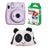 Fujifilm mini 11 with 10 Shot and Panda pouch Lilac Purple
