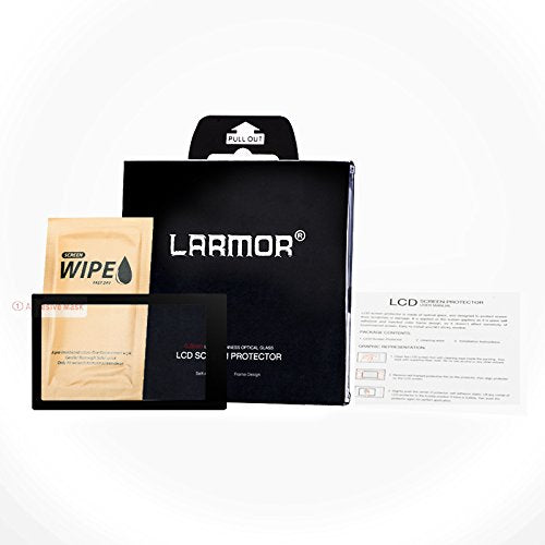 GGS LARMOR Screen Protector for Canon 760D, from Tempered Glass Foil, SelfAdhesive, 4th Generation