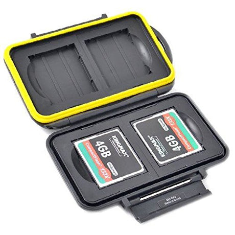 Jjc MC-CF4 4 CF Card 4 inch Water-Resistant Memory Card Case (For 4 CF Card, Black)