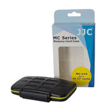 Jjc MC-CF4 4 CF Card 4 inch Water-Resistant Memory Card Case (For 4 CF Card, Black)