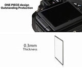 LARMOR 0.5mm SelfAdhesive Optical Glass LCD Screen Protector for Nikon D5300 Camera