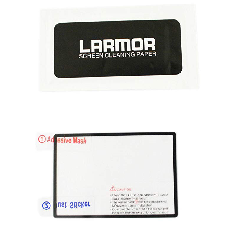 LARMOR By GGS 4 Generation Selfadhesive Optical Glass LCD Screen Protector for Canon EOS Rebel T5i /700D/ Kiss X7i