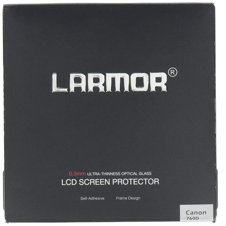 LARMOR by GGS SelfAdhesive Optical Glass LCD Screen Protector for CANON 650D