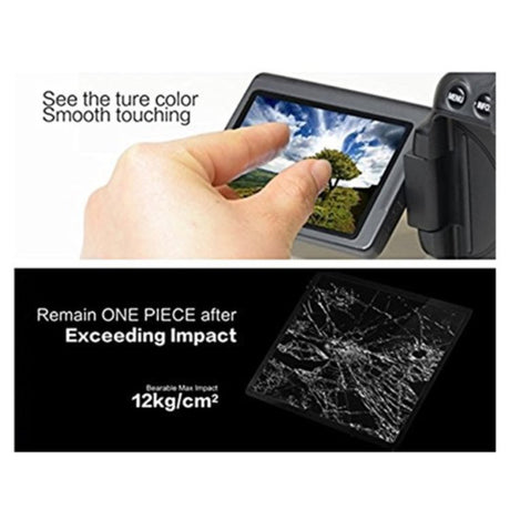 LARMOR by GGS SelfAdhesive Optical Glass LCD Screen Protector for NIKON D5100