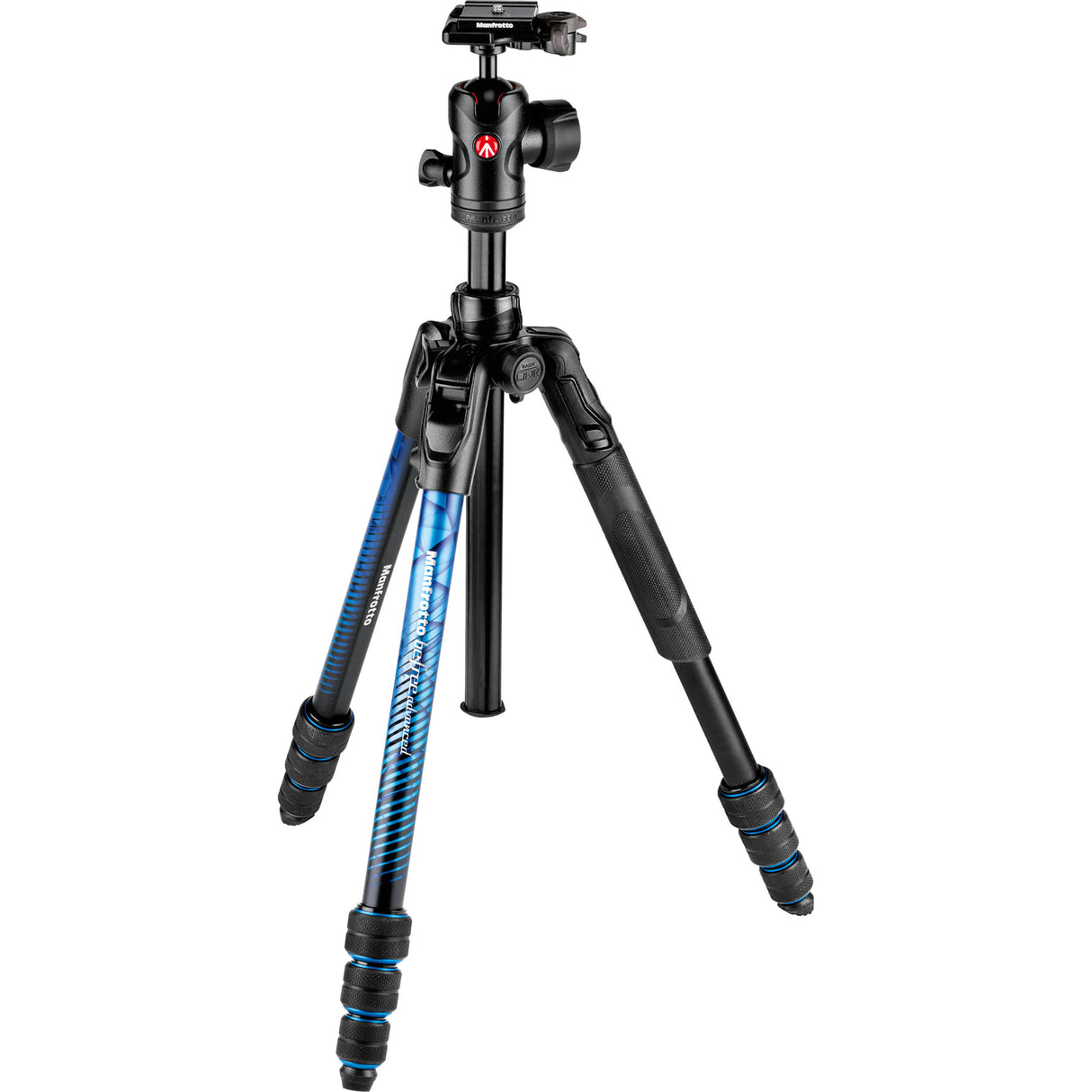 Manfrotto Befree Advanced Travel Aluminum Tripod with 494 Ball Head (Twist Locks) Blue