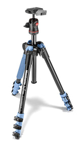 Manfrotto BeFree Compact Travel Aluminum Alloy Tripod Blue