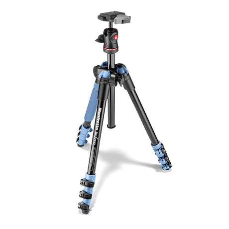 Manfrotto BeFree Compact Travel Aluminum Alloy Tripod Blue