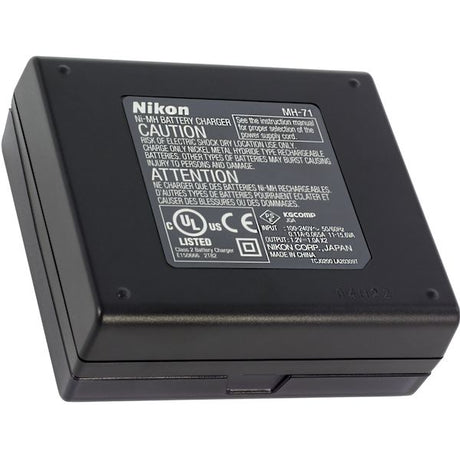 Nikon MH-71 AC Battery Charger to recharge the Ni-MH EN-MH1 rechargeable batteries