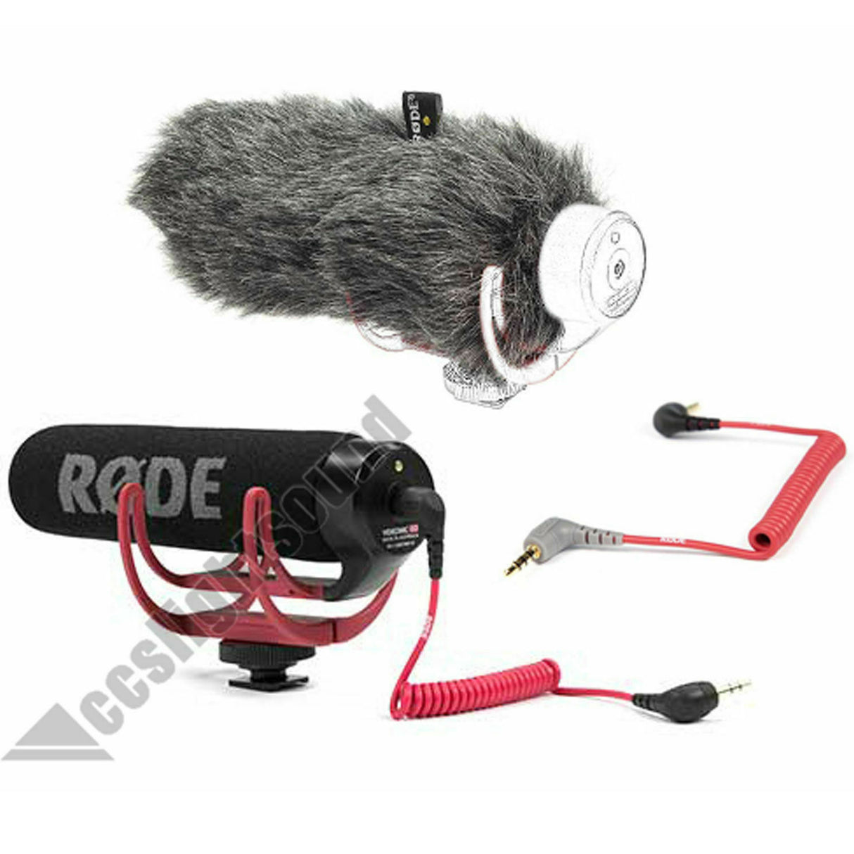 RODE VIDEOMIC GO - ON-CAMERA MICROPHONE WITH DEADCAT AND SC7 ADAPTOR - BUNDLE