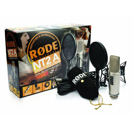 Rode NT2A Large Diaphragm 3 Polar Pattern Studio Condenser Microphone